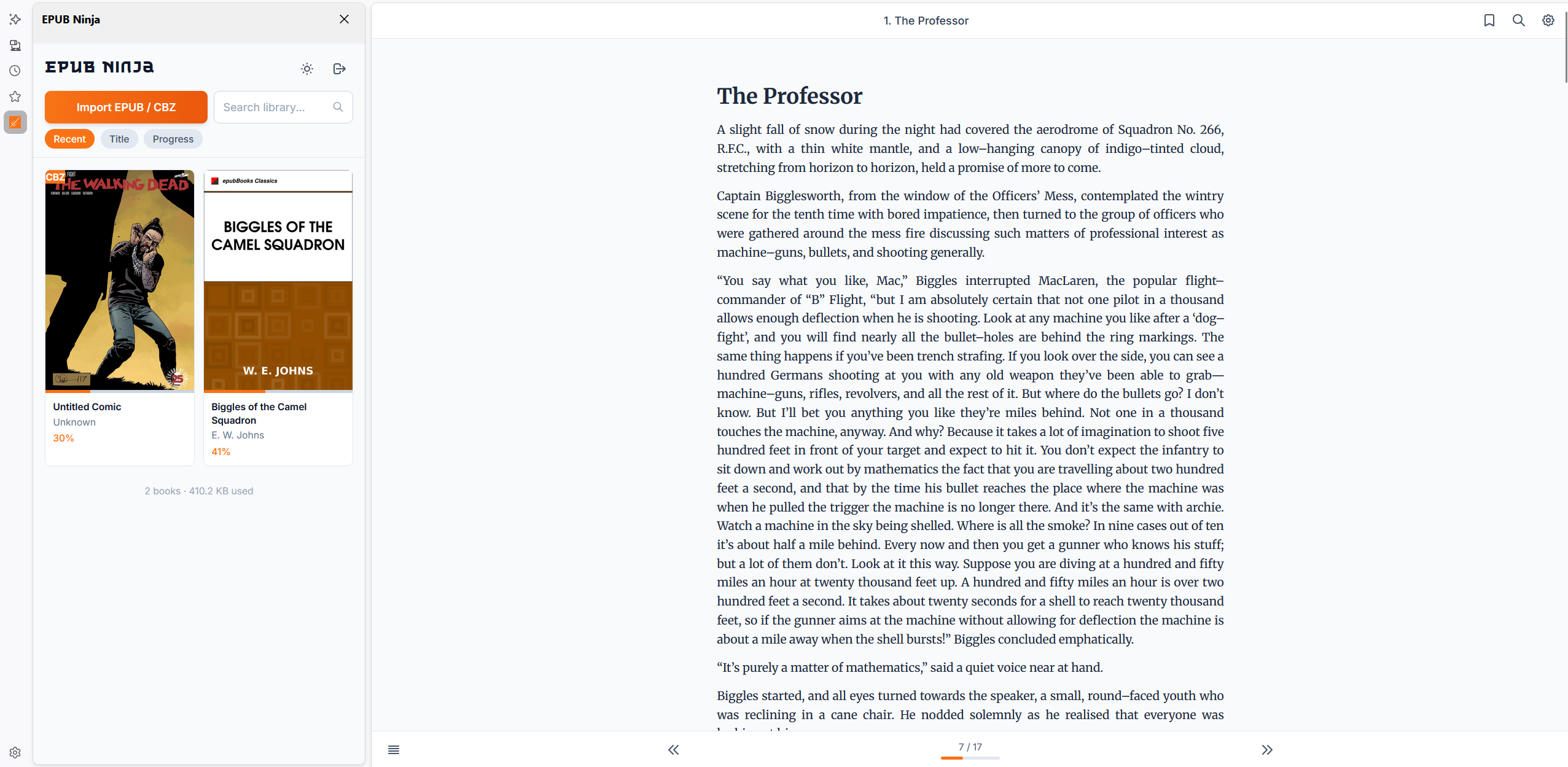 EPUB Ninja Reader